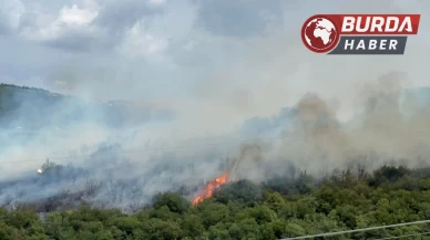 Kocaeli’de çıkan orman yangınına müdahale sürüyor.