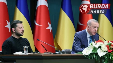 Cumhurbaşkanı Erdoğan, Volodimir Zelenski ile görüştü.
