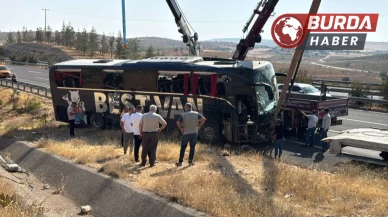 Şanlıurfa’da yolcu otobüsü devrildi: 27 kişi yaralandı