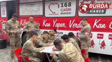 Kilis Jandarması Kızılay'ın Kan Bağışı Kampanyasına Destek Verdi
