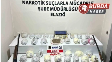 Elazığ'da 30 Kilo Eroin Ele Geçirildi, 4 Kişi Gözaltına Alındı