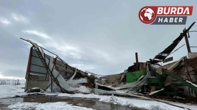 Diyarbakır'da Yoğun Kar Yağışı Sonrası 12 Fabrikanın Çatısı Çöktü