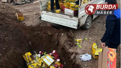 Ele Geçirilen 465 Kg Sağlıksız Ürün Toprağa Gömülerek İmha Edildi