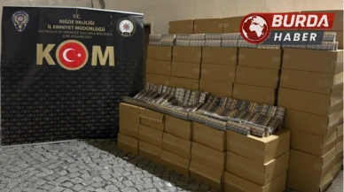 50 bin paket kaçak sigara ele geçirildi