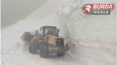 Artvin’de haziran ayında kar mesaisi devam ediyor