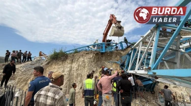 Arnavutköy’de bir inşaat alanında vinç devrildi: 2 kişi ağır yaralandı