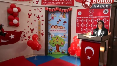 Hakkari'de İkinci 'Şehit Bebek ve Çocuk Oyuncak Kütüphanesi' Açıldı.
