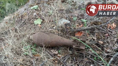 Gümüşhane’de 1. Dünya Savaşı’na ait patlamamış havan mermisi bulundu.
