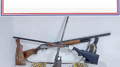 Atölyede silah tamiri ve satışı yapan kişi operasyonla yakalandı.