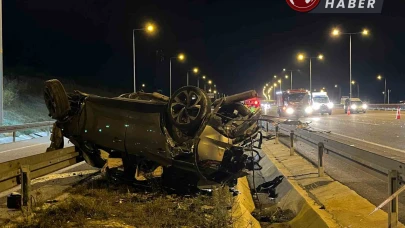 Kuzey Marmara Otoyolu’nda feci kaza : 2 kişi öldü