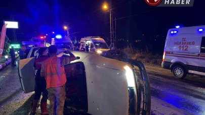 Osmaniye’de otomobil takla attı: 3 kişi yaralandı