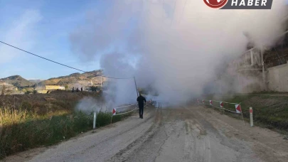 Aydın Germencik'te Jeotermal Santralde İletim Hattı Patladı