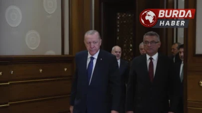 Cumhurbaşkanı Erdoğan, KKTC Cumhurbaşkanı Erhürman ile bir araya geldi