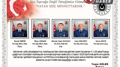 Milli Savunma Bakanlığı, 20 Askerin Şehit Olduğunu Duyurdu