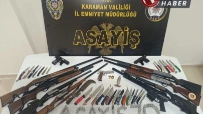 Karaman'da Tarihi Eser ve Uyuşturucu Operasyonu: 8 Kişi Tutuklandı