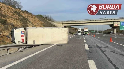 Kuzey Marmara Otoyolu'nda Zincirleme Kaza: Kamyon Sürücüsü Yaralandı