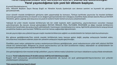 RATEM Başkan Adayı Vedat Gündoğan ''Yerel Radyolara Telif Ücreti Yok''