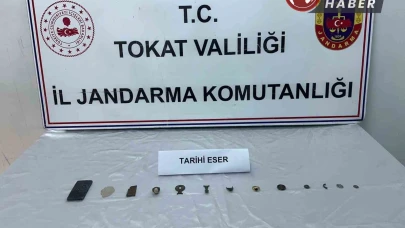 Tokat'ta Tarihi Eser Operasyonu: 13 Parça Obje Ele Geçirildi