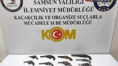 Samsun'da "Kayıp" Denilen Kültür Varlığı Tabancalar Evlerden Çıktı