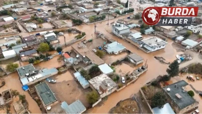 Mardin'de Sağanak Yağış Sonrası Mahalle Sular Altında Kaldı