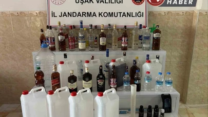 Uşak'ta Yılbaşı Öncesi Kaçak Alkol Operasyonu