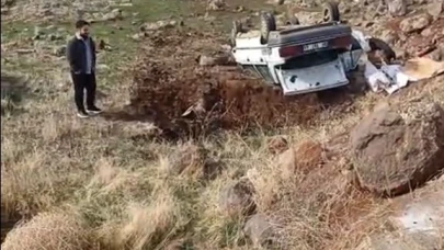 Siverek'te Otomobil Köprüden Düştü, Sürücü Hastaneye Kaldırıldı