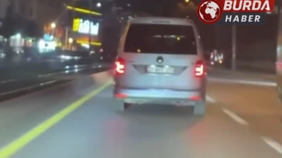 Gaziantep'te Trafikte Tehlike Saçan Sürücüye Para Cezası