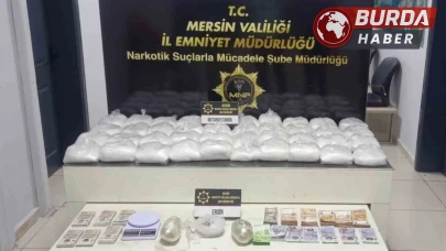 Mersin'de Operasyon: 38 Kilo Metamfetamin ve 4 Milyon TL Ele Geçirildi