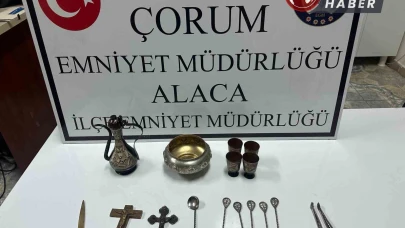 Çorum'da Tarihi Eser Operasyonu: 1 Şüpheli Gözaltında