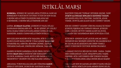 İstiklal Marşı’nın kabulünün 104’ncü yıl dönümü Ankara’da kutlandı.