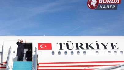 Erdoğan, özel uçak ‘TUR’ ile İtalya’nın başkenti Roma’ya gitti.