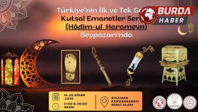 Hadimü’l Haremeyn Sergisi 14-20 Nisan'da ziyarete açılacak.