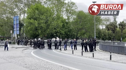 Saraçhane’de 1 Mayıs dolayısıyla güvenlik tedbirleri alındı.
