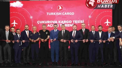 Vali Atilla Toros’un katılımıyla THY’nin kargo tesisi hizmete açıldı.