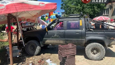 Ehliyetsiz sürücü dehşet saçtı: 2 çocuk yaralandı
