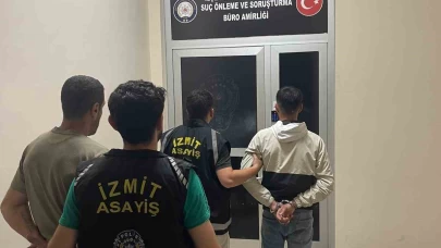 Kocaeli’nde 6 milyon 850 bin TL’lik hırsızlık: 3 kişi yakalandı