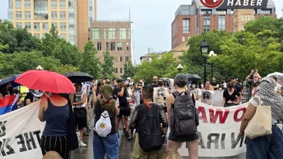 New York’ta protesto: "Özgür Filistin, Özgür İran"