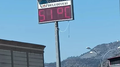 Osmaneli’nde termometreler 51 dereceyi gösterdi.