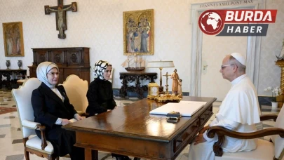 Emine Erdoğan, Vatikan Devlet Başkanı Papa 14. Leo ile görüştü.