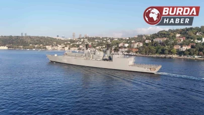 Romanya Deniz Kuvvetleri F222 fırketeyni görev için Akdenize iniyor.