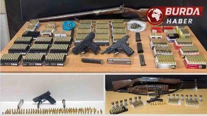 Muğla’da ruhsatsız silah operasyonu: 2 bin 264 mermi ele geçirildi