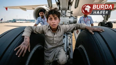 Afgan çocuk, uçağın iniş takımlarına saklanarak Yeni Delhi’ye uçtu.
