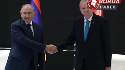 Recep Tayyip Erdoğan, Ermenistan Başbakanı Paşinyan’ı kabul etti.