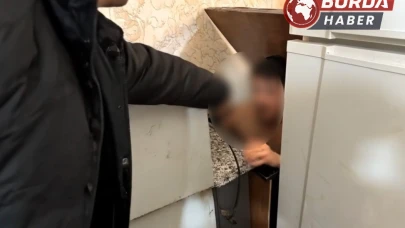 Gaziantep'te 25 Yıl Hapis Cezalı Firari, Mutfak Dolabında Yakalandı