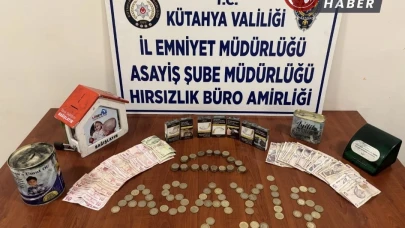 Kütahya'da 4 Ayrı Hırsızlık Olayının Şüphelisi İş Yerinde Yakalandı