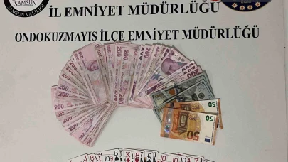 Samsun'da Kumar Operasyonu: 5 Kişi Suçüstü Yakalandı