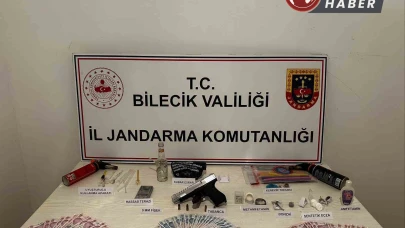 Bilecik'te Jandarma Operasyonunda Uyuşturucu ve Silahlar Ele Geçirildi