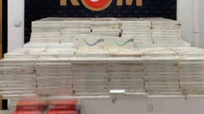 Mardin'de Durdurulan 2 Tırda 7 Bin 100 Paket Sigara Ele Geçirildi