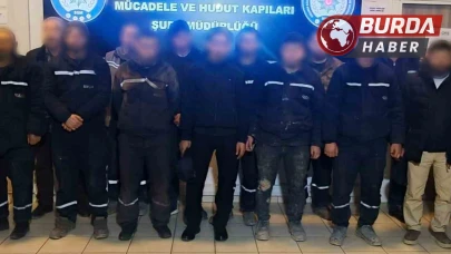 Bursa'da Göçmen Kaçakçılığı Operasyonu: 13 Kaçak Göçmen Yakalandı
