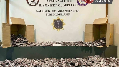 Samsun İlkadım'da 80 Bin Uyuşturucu Hap Ele Geçirildi